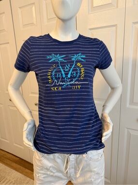 Nautica Distressed Print T-Shirt